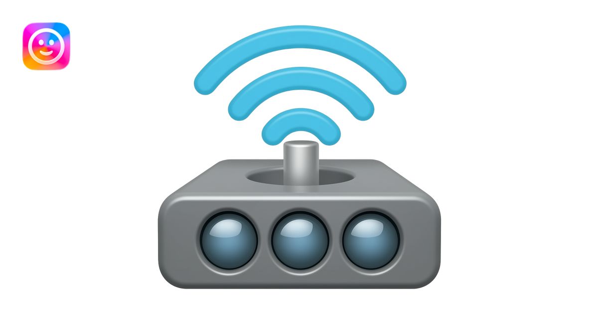 creame un emoji que muestre a un hub copiando la señal, pero el hub que ...