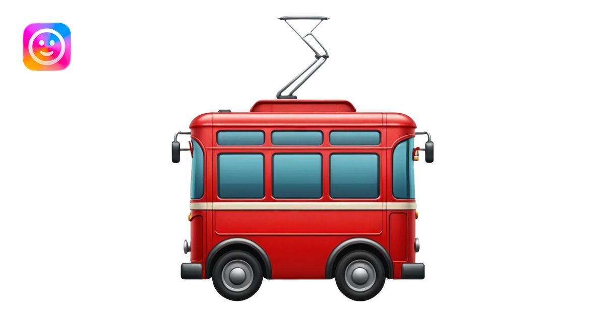 trolleybus emoji | AI Emoji Generator