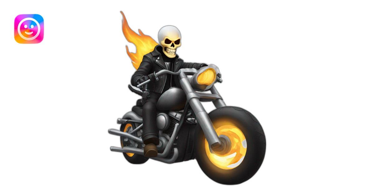 ghost rider emoji | AI Emoji Generator