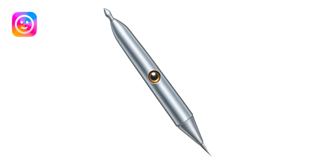 sewing needle with a visible hole (eye) emoji | AI Emoji Generator