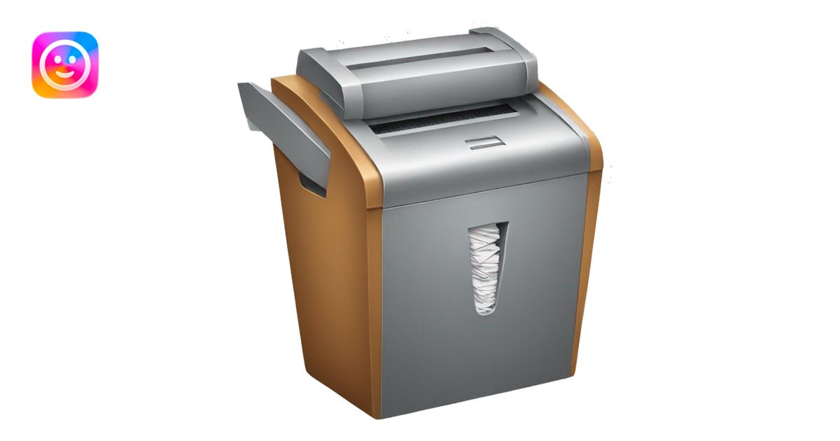 paper shredder emoji | AI Emoji Generator