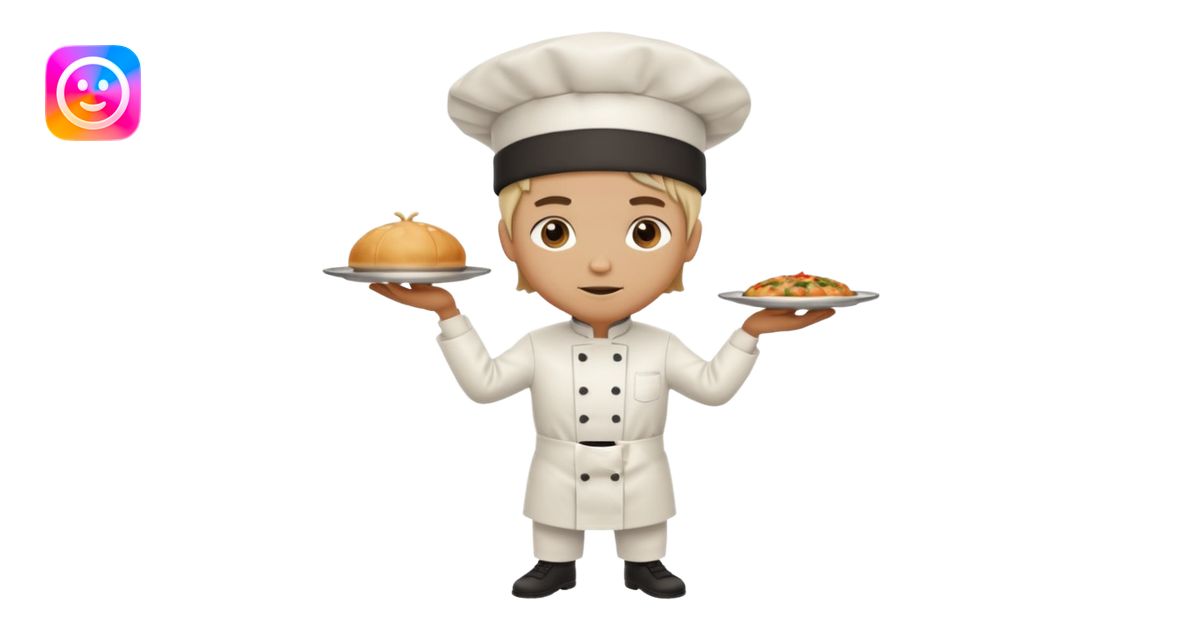High resolution of realistic full body chef distorted , no extra hybrid ...