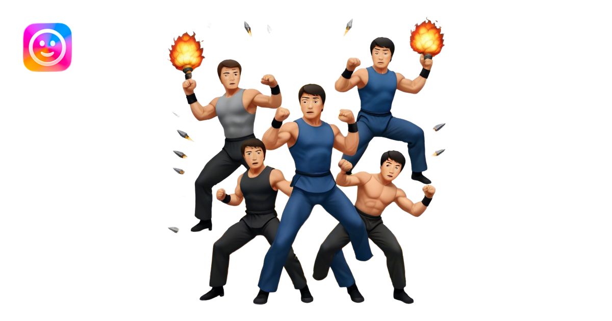 Collage of Arnold Schwarzenegger, Sylvester Stallone and Jackie Chan in ...