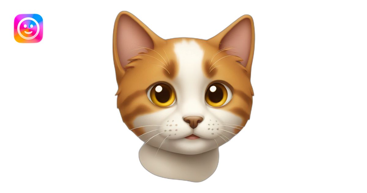 Chat roux emoji | AI Emoji Generator