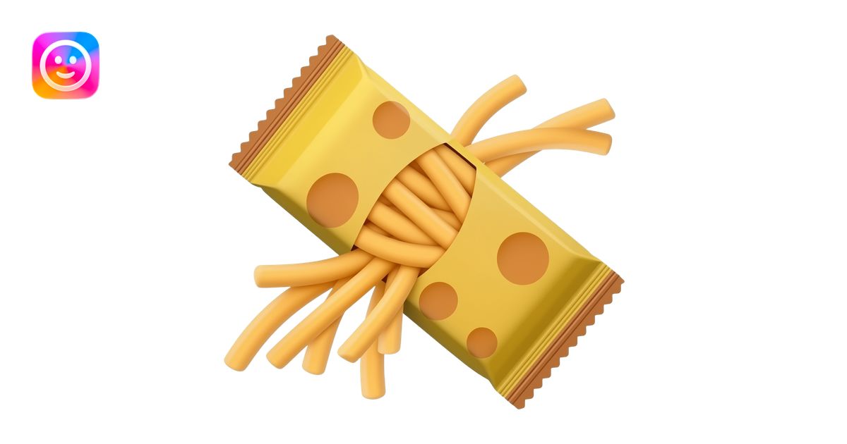 CHEESE STRING in wrapper emoji | AI Emoji Generator