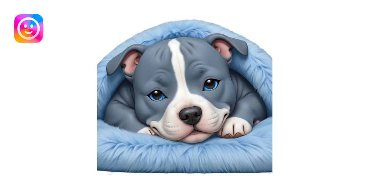 Meme-Worthy Cute Sleeping Blue Staffordshire Bull Terrier Portrait ...
