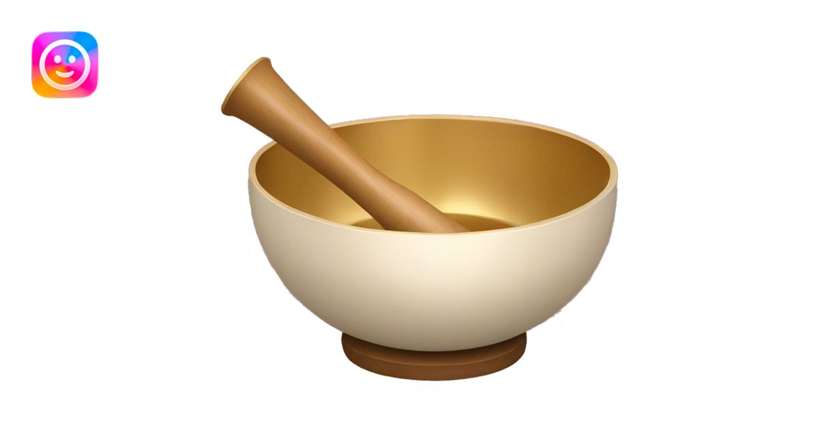 Singing bowl emoji | AI Emoji Generator
