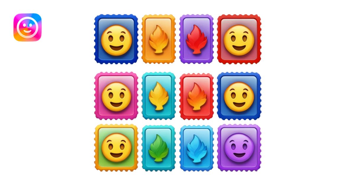 stamps emoji | AI Emoji Generator