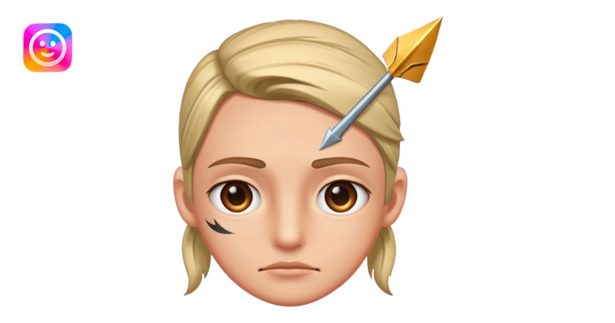 forhead with arrow emoji | AI Emoji Generator