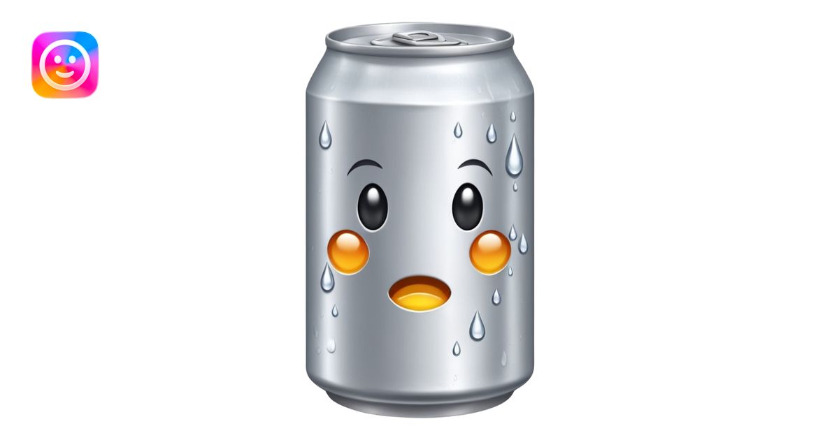 dented soft drink can emoji | AI Emoji Generator