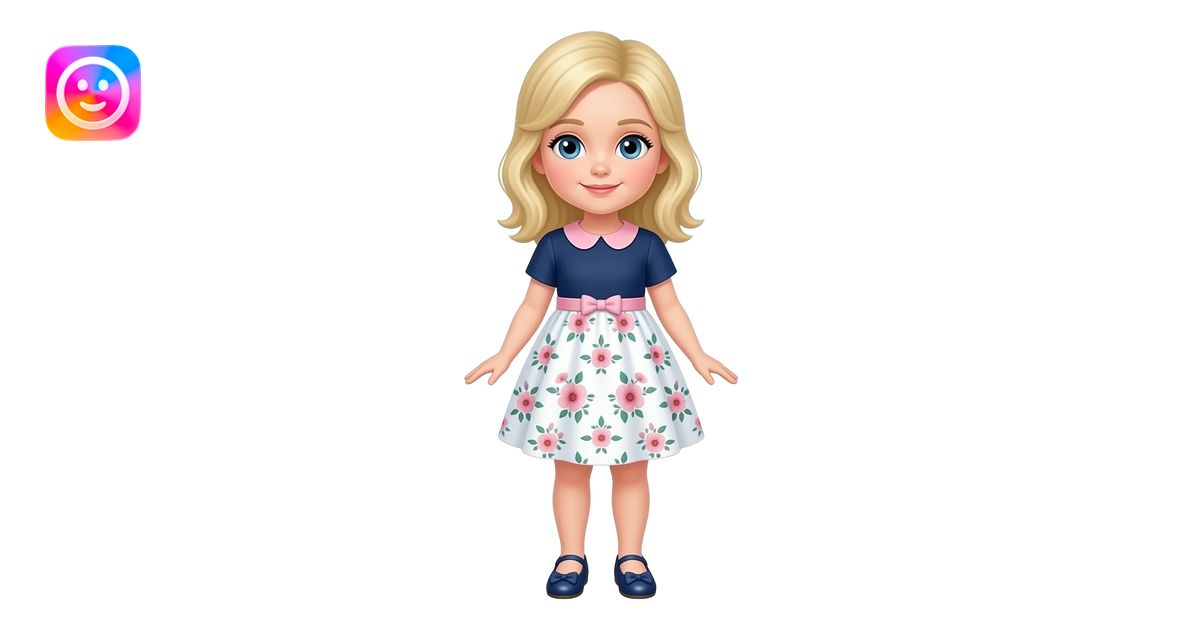 A full body White/Fair skinned little girl with pale blonde hair, blue ...