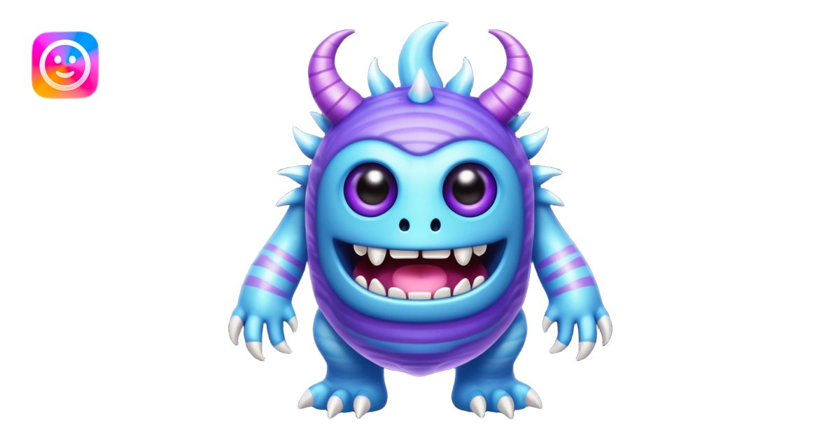 My Singing Monsters Echo element monster, translucent glowing body ...