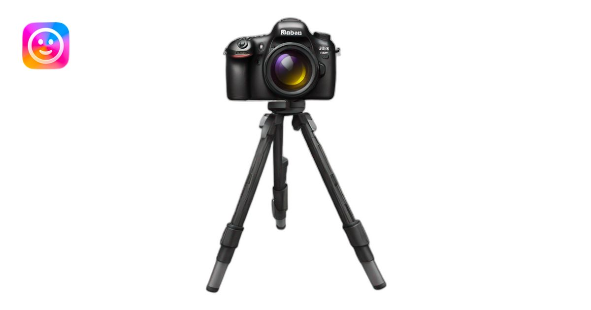 the back of the camera is on legs emoji | AI Emoji Generator