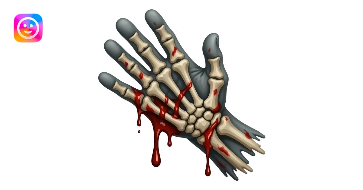 zombie hand hi five emoji | AI Emoji Generator
