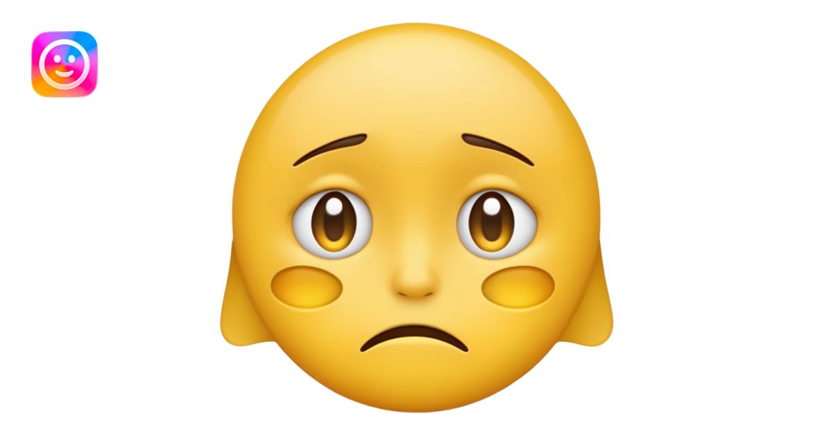 Sad emoji emoji | AI Emoji Generator