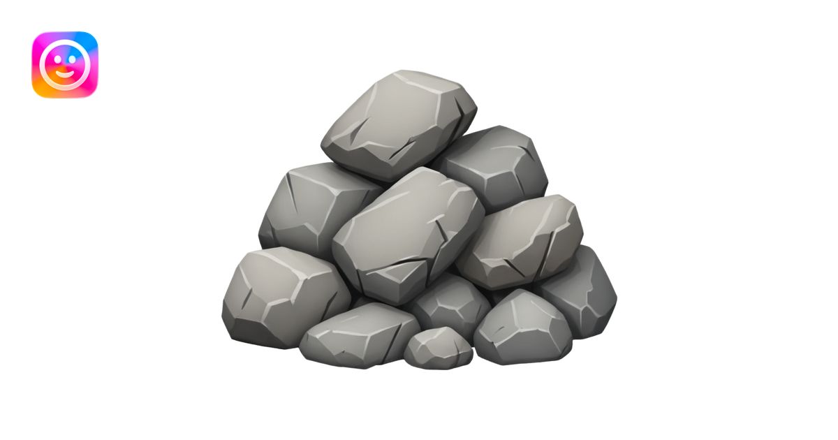 Stone emoji | AI Emoji Generator
