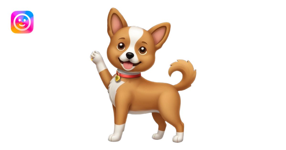 dog shooting fireworks out of his butt emoji | AI Emoji Generator