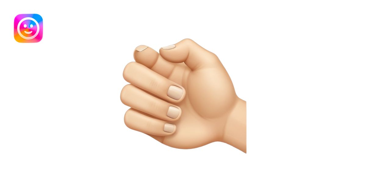 hand with middle finger, pointer finger, and thumb up emoji | AI Emoji ...