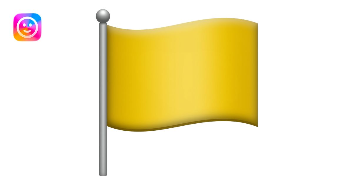 yellow flag emoji emoji | AI Emoji Generator