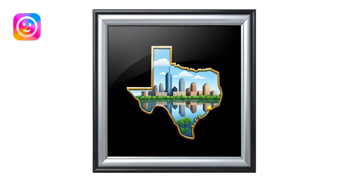 Austin Texas Location as letters emoji | AI Emoji Generator
