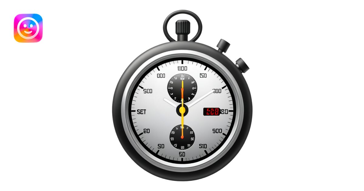 stopwatch timer emoji | AI Emoji Generator