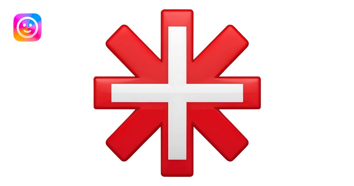 red cross symbol emoji | AI Emoji Generator