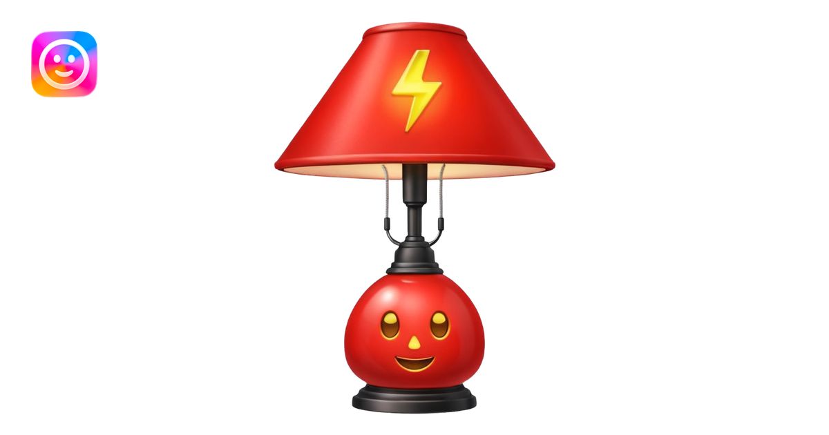 red alert lamp happy emoji | AI Emoji Generator