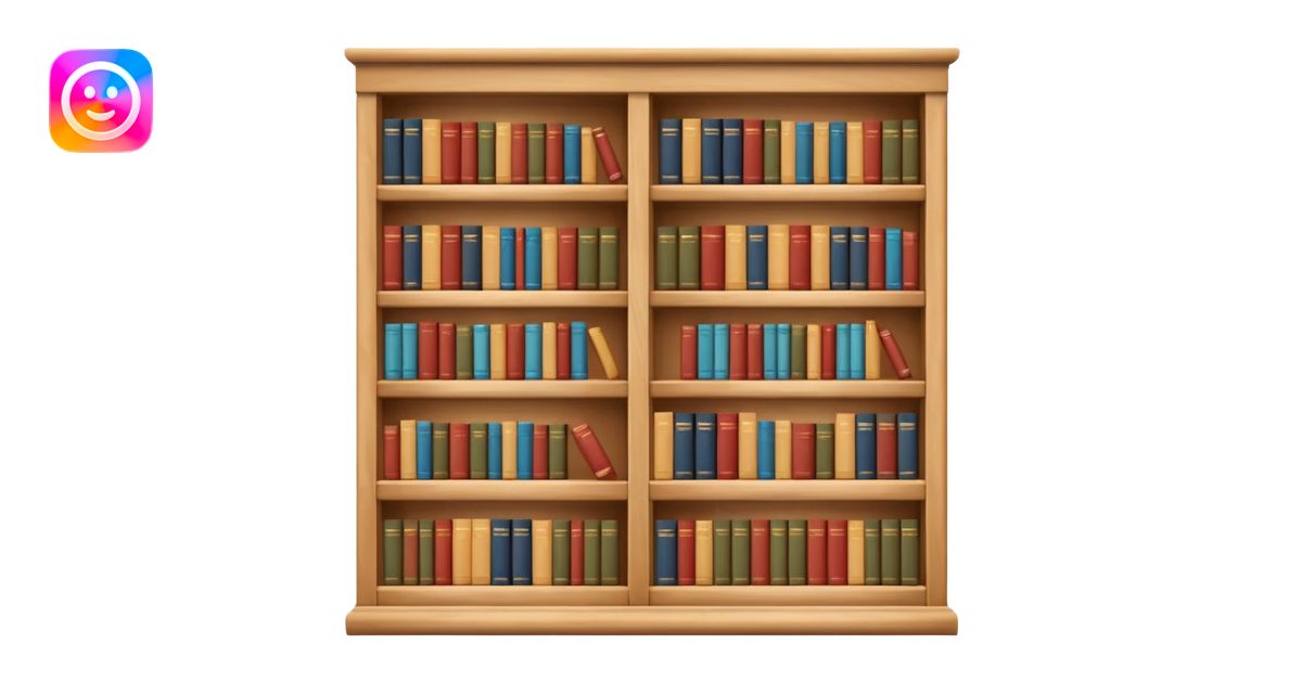 bookshelves emoji | AI Emoji Generator