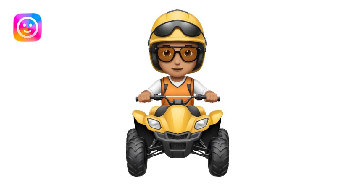 Atv ride emoji | AI Emoji Generator