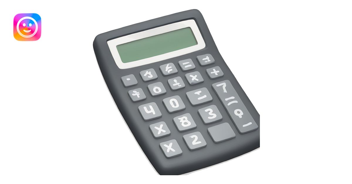 Calculator emoji | AI Emoji Generator