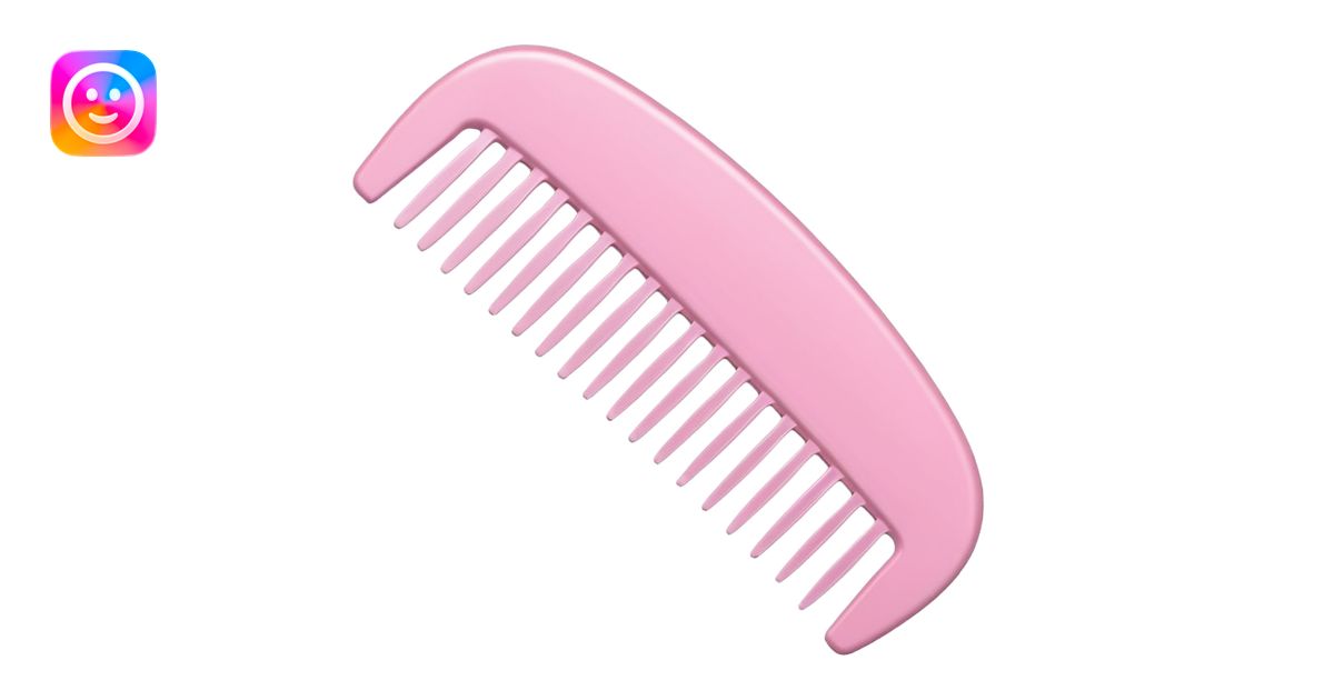 pastel pink comb emoji | AI Emoji Generator