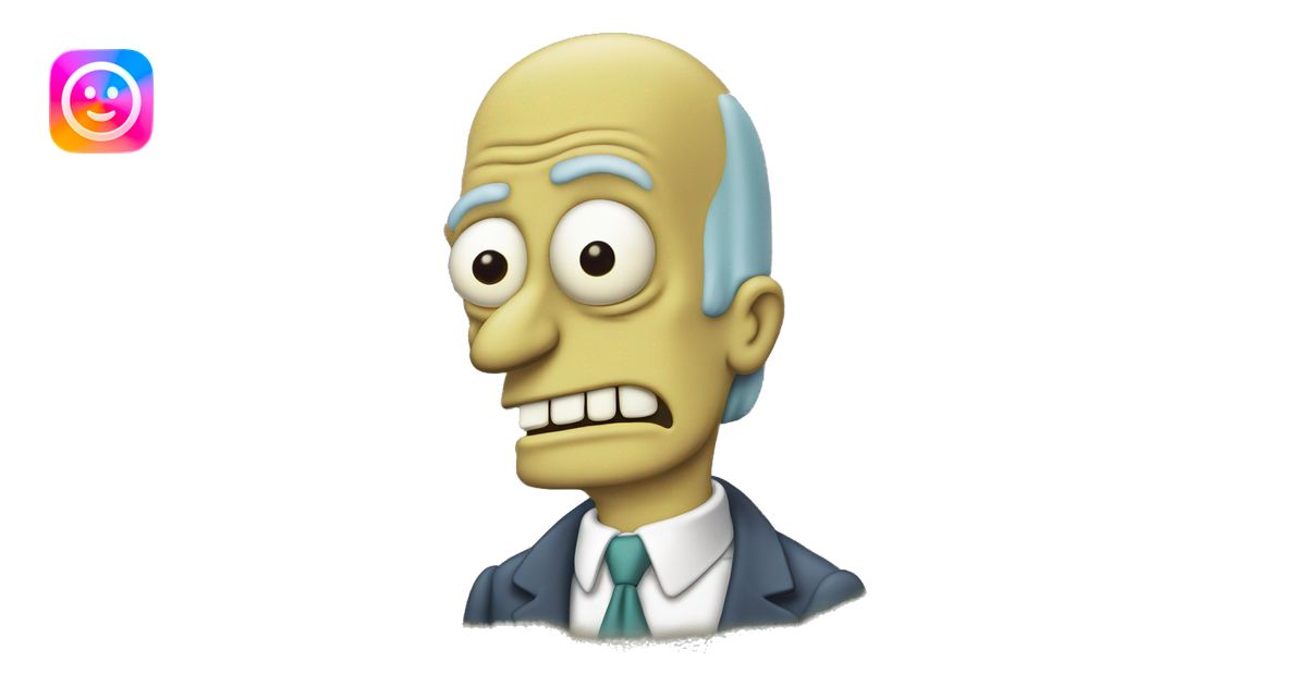 Hands scheming like Mr Burns from the Simpsons emoji | AI Emoji Generator