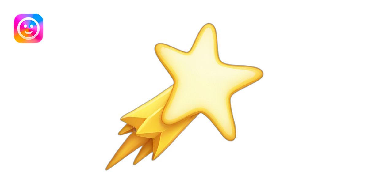 shooting star emoji | AI Emoji Generator