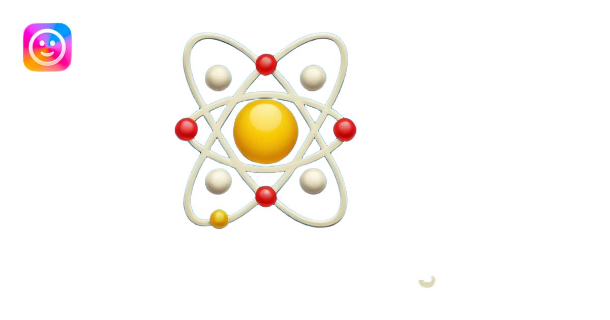 Generate 8 unique emoji-style icons representing chemical element tiles ...