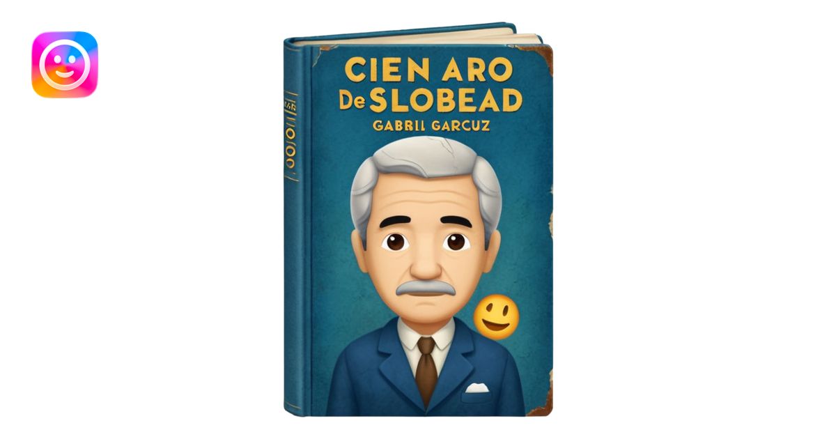 Cien años de soledad libro gabriel garcia marquez emoji | AI Emoji ...