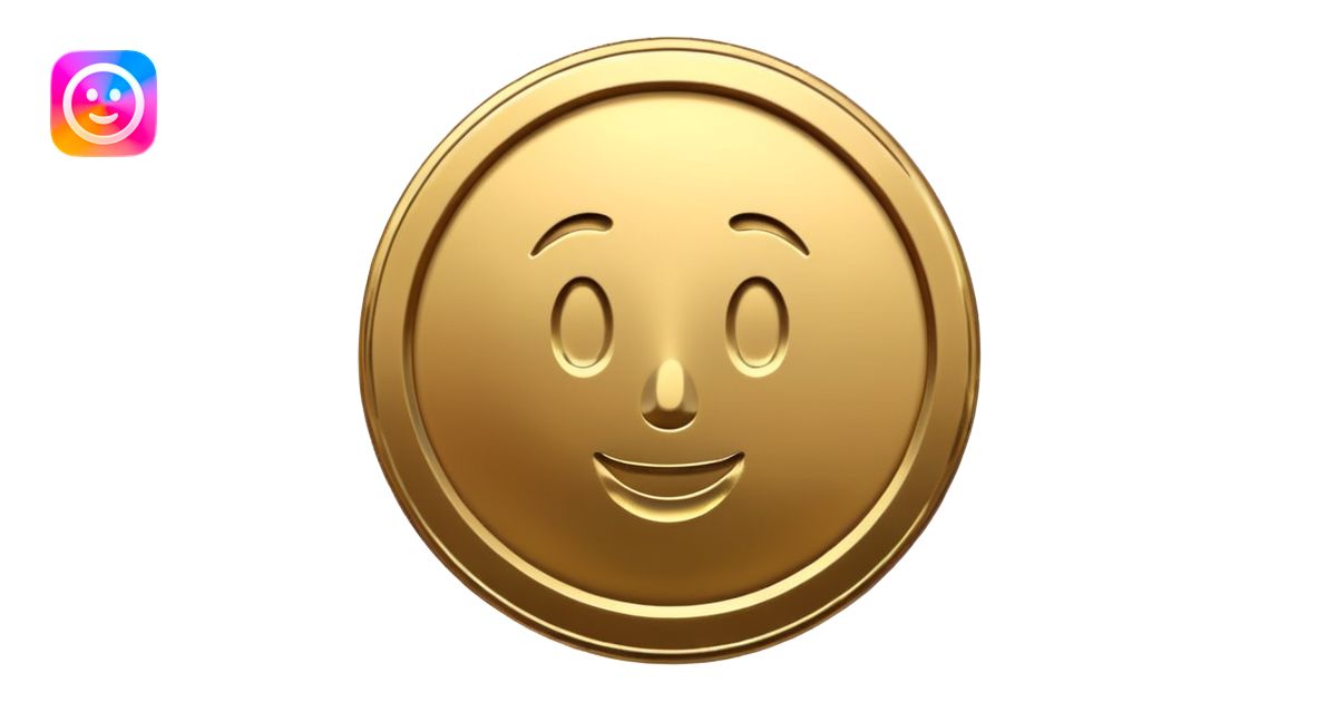 generate a token like a regular, real-life coin emoji | AI Emoji Generator