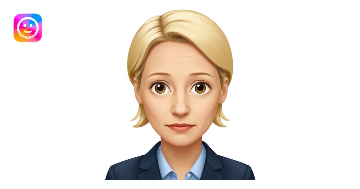 German politician Alice Weidel in a super realistic style emoji | AI ...