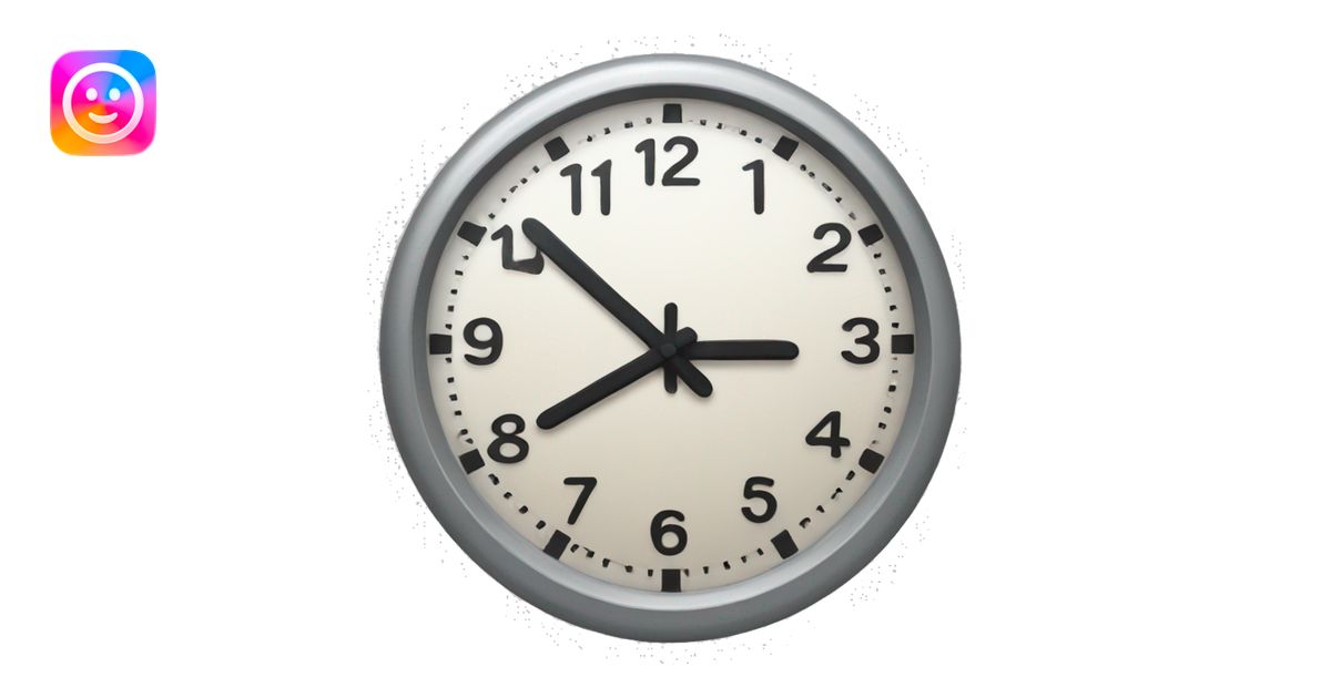 Clock it hand emoji | AI Emoji Generator