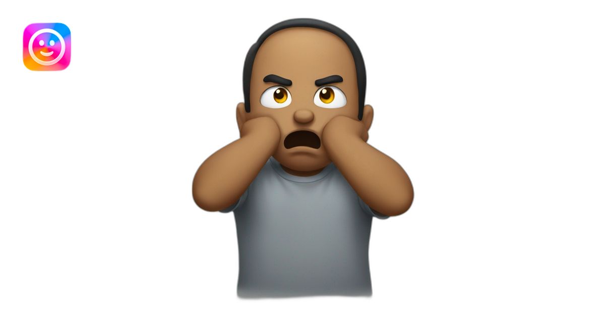 Stank face emoji | AI Emoji Generator