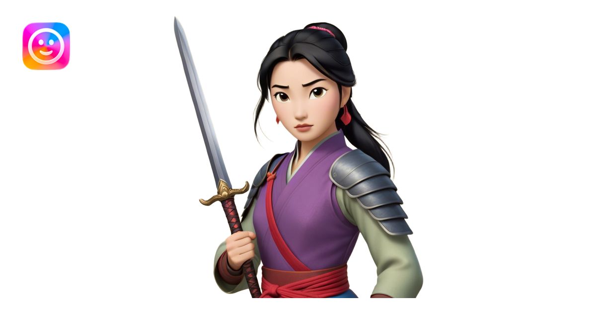 Cinematic Realistic Mulan Portrait, depicted with lifelike skin texture ...
