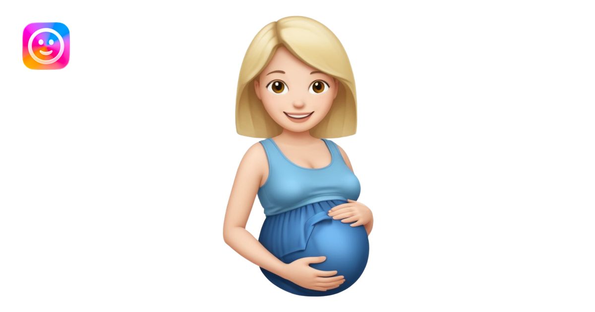 Pregnant Woman emoji | AI Emoji Generator