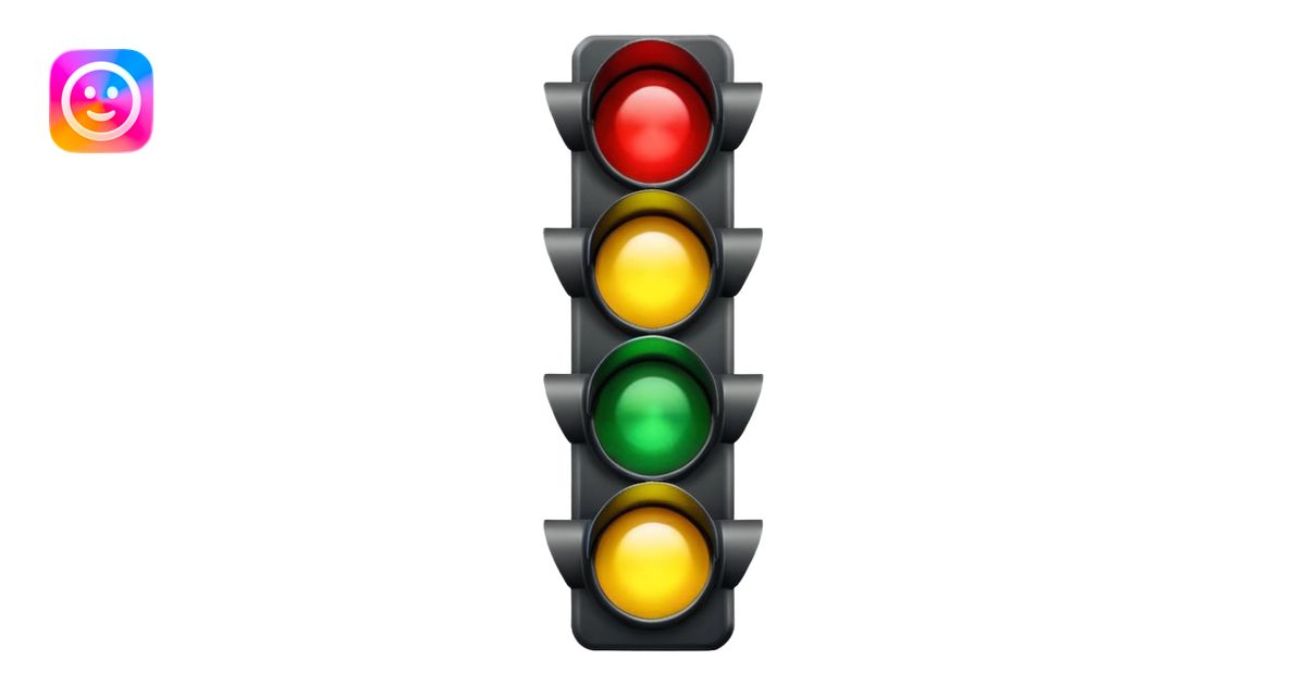 horizontal traffic light emoji | AI Emoji Generator