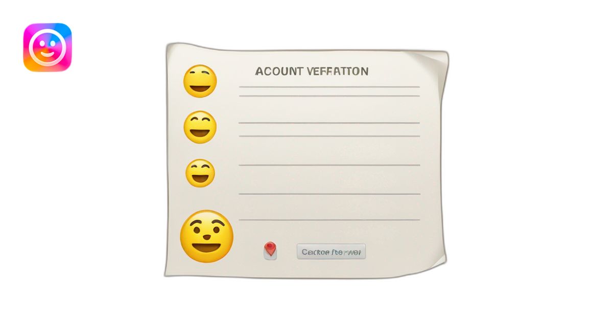 Account verification sign emoji | AI Emoji Generator
