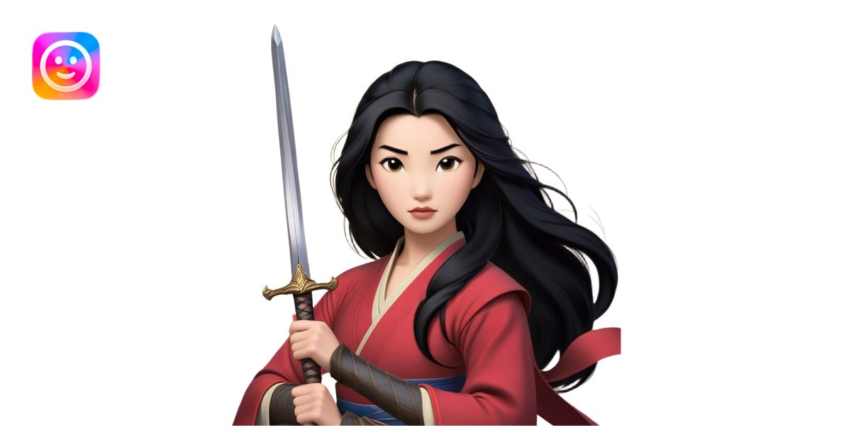 Cinematic Realistic Mulan Portrait, depicted with lifelike skin texture ...