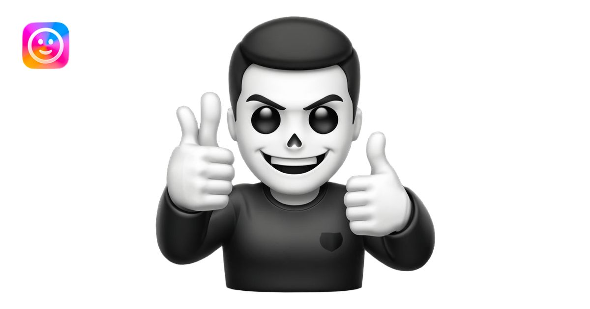 Emogi punisher giving thumbs up emoji | AI Emoji Generator