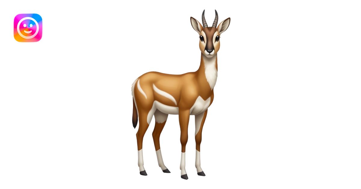 Springbok emoji | AI Emoji Generator