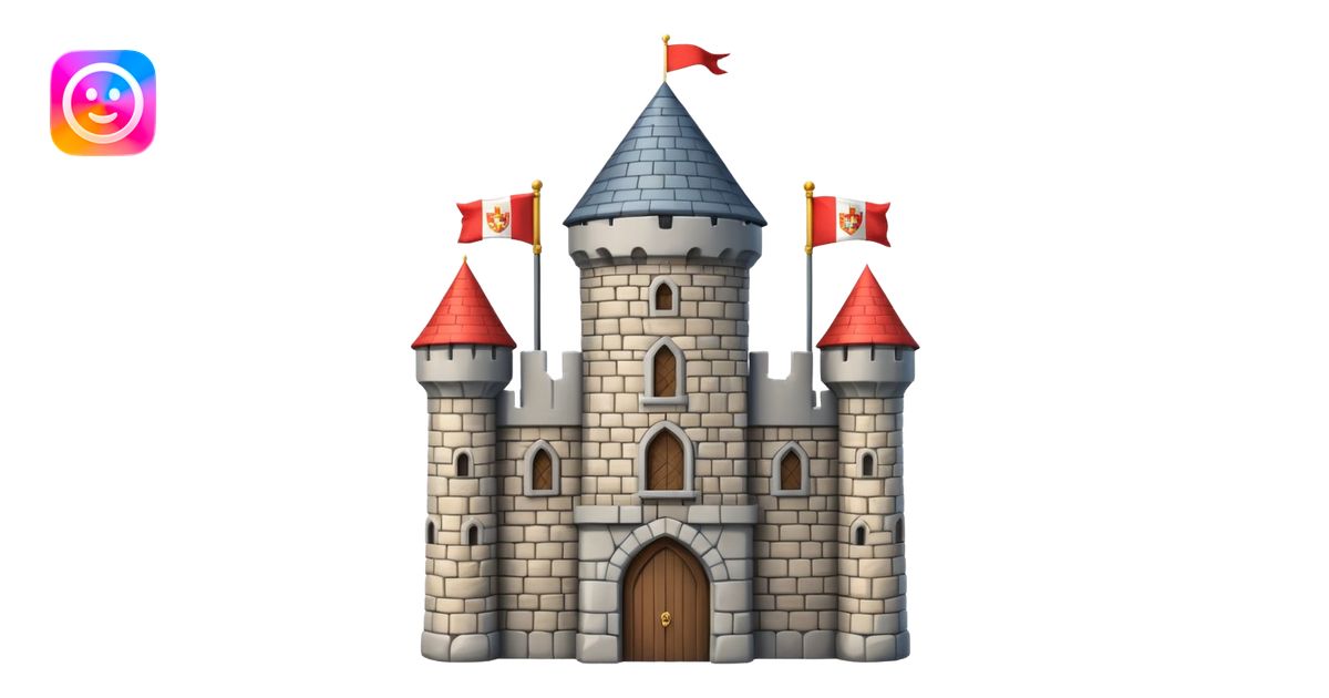 castle house emoji | AI Emoji Generator