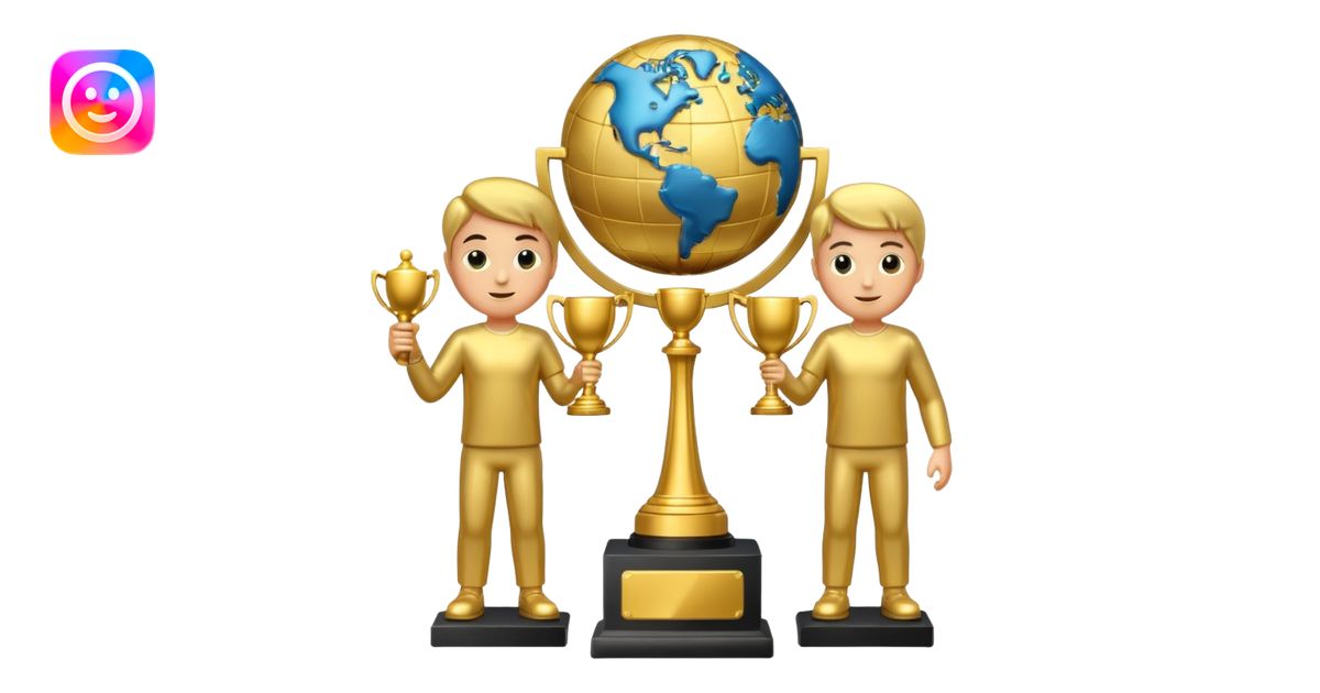 Create an airbnb category icon that looks like the world cup trophy ...