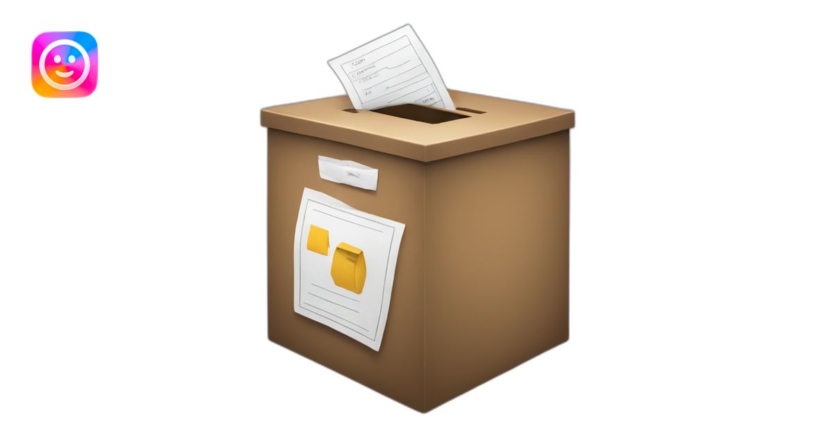 Ballot box emoji | AI Emoji Generator