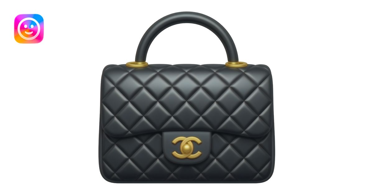 black chanel bag emoji | AI Emoji Generator